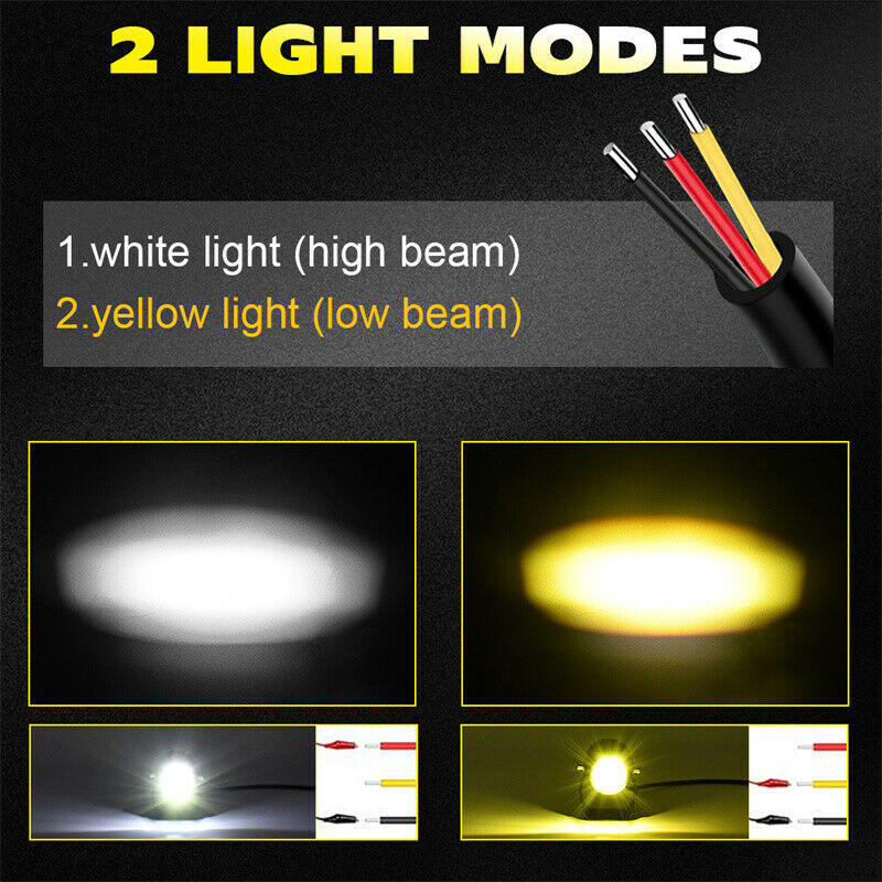 Motorcycle LED Driving Lights Fog Lamp Mounting Bracket Off Road ATV UTV SUV