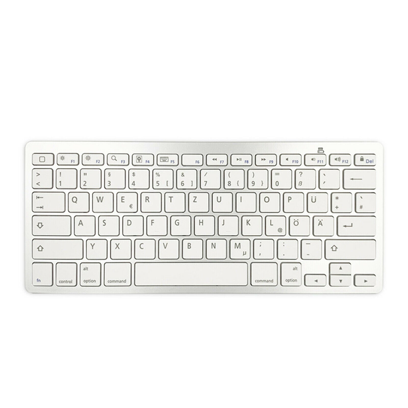 78 Keys Wireless German Keyboard Multi-Functional Floating Button Desktop PC