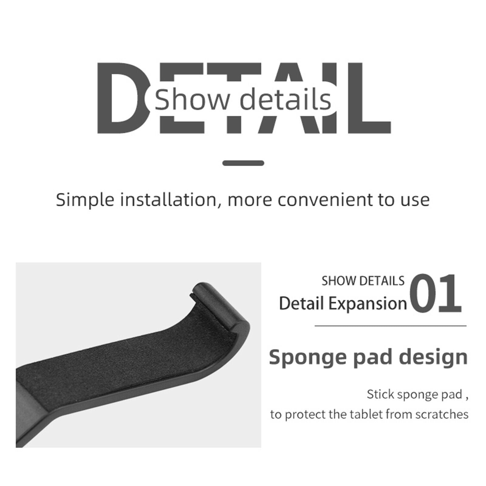 Remote Control Extender Bracket Holder for MAVIC MINI 2 Tilted angle design