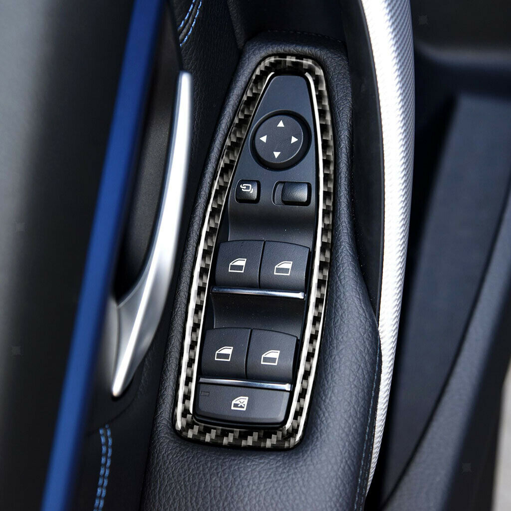 Window Lifter Switch Cover Trim for BMW F20 F21 F30 F34 167x62mm Black New