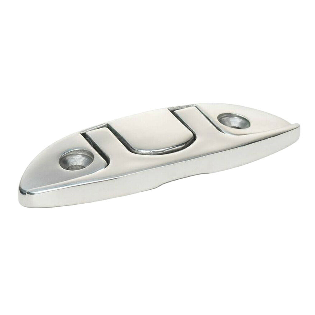6" 316 Marine Stainless Steel  Boat Flip Up Folding Dock Cleat