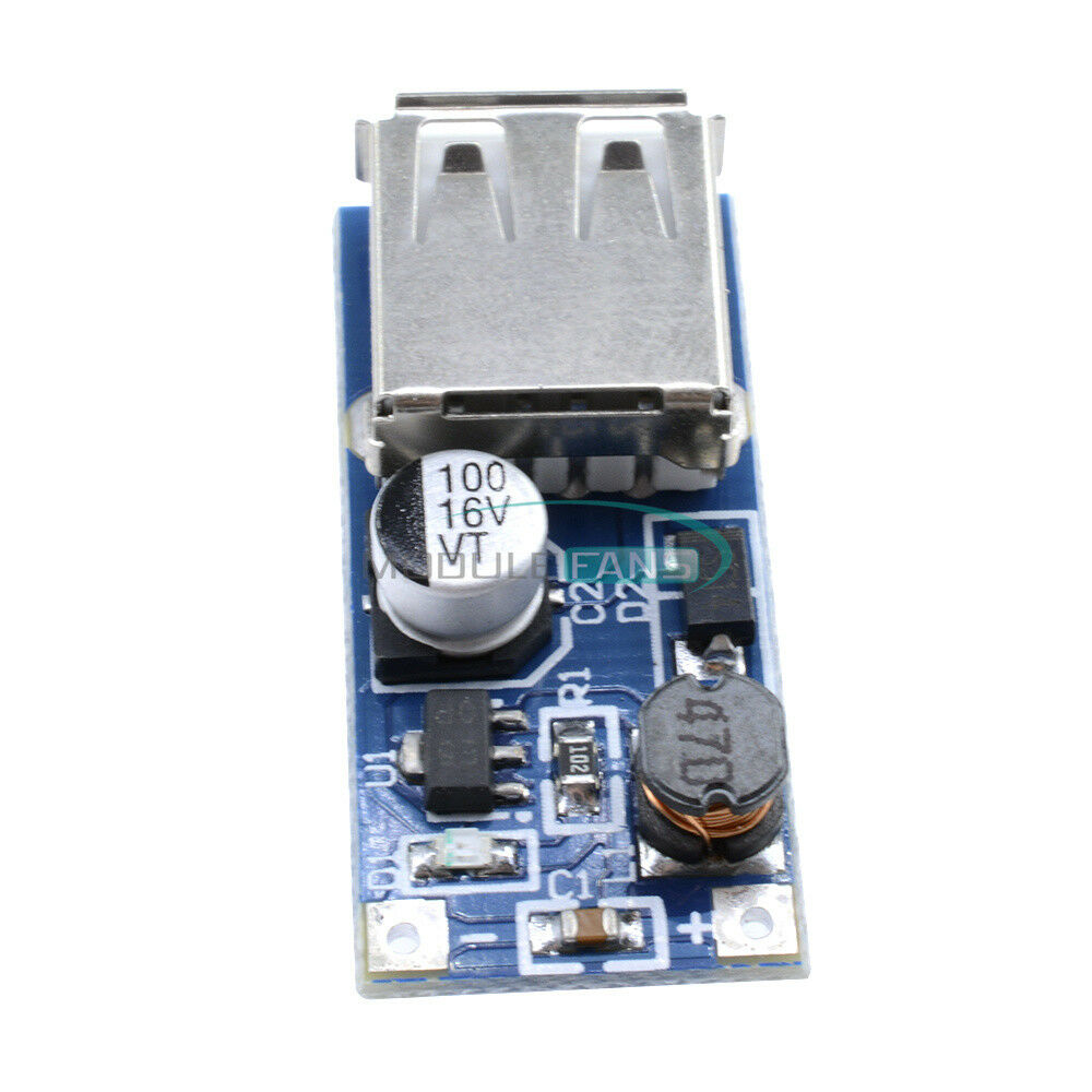 10PCS 0.9V-5V to 5V DC-DC Booster USB Mobile Step-up Power Supply Module