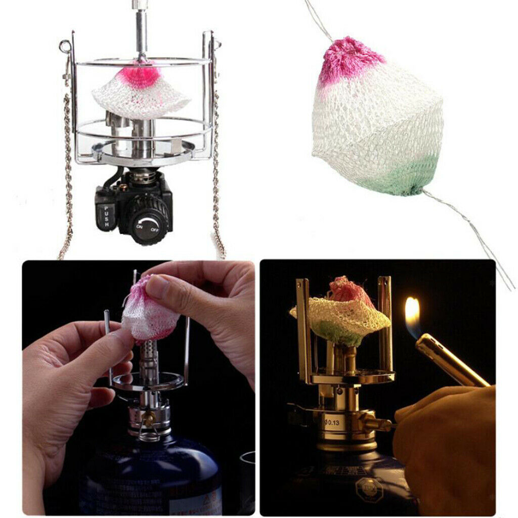 10pcs quick clip on gas lantern mantles Camping Hiking Kerosene Lamp Mantle
