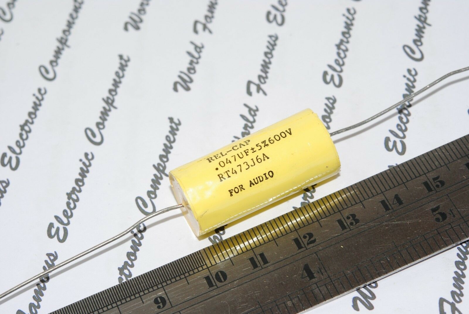 1pcs-REL-CAP RT 0.047uF (0.047µF 47nF) 600V 5%  Capacitor RT473J6A For Audio