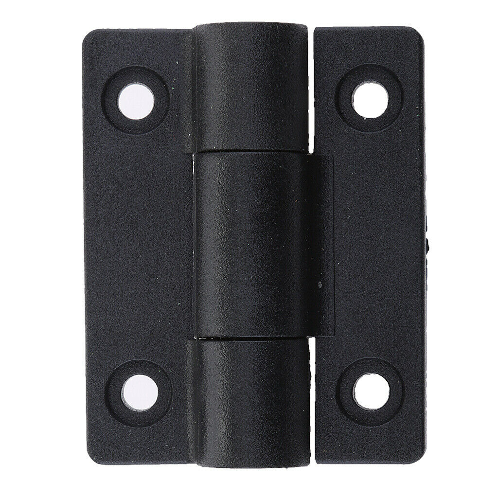 56mm x 43mm 4 Countersunk Holes Torque Position Control Hinge White+Black