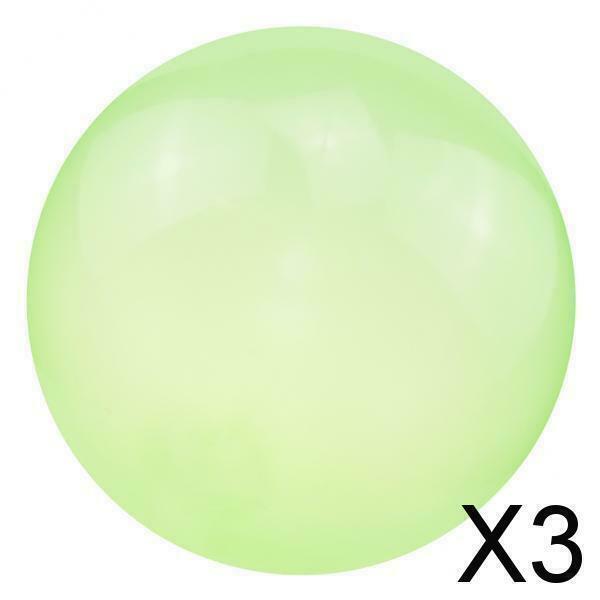 3X Bubble Ball Balloon Families Stretch Indoor Wedding Interactive Green S