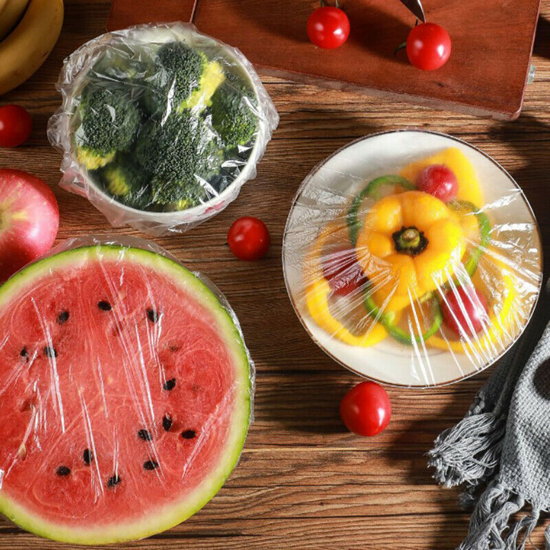 80PCS Disposable Food Bowl Cover Bags Dustproof Fresh- Keeping Food Storage  SJ