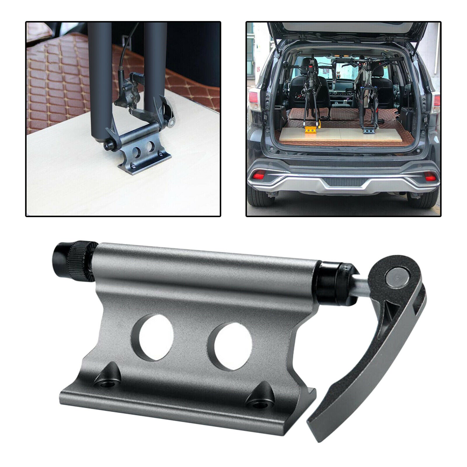 Bike Car Pickup Rack Bicycle Quick-Release Fork Truck Mounts Carrier Block