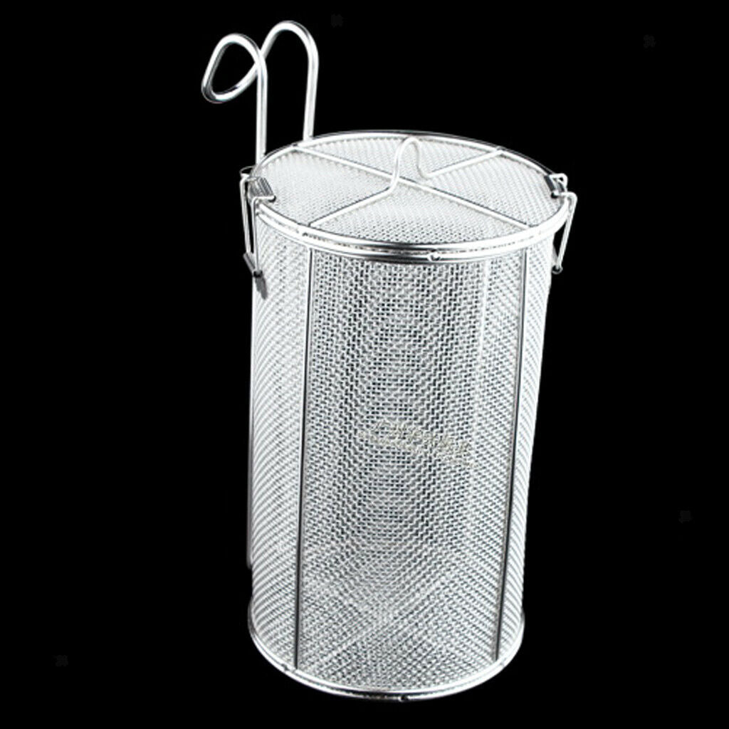 Stainless Steel Small Pasta Boil Baskets Dumplings Noodle Strainer 12.5cm
