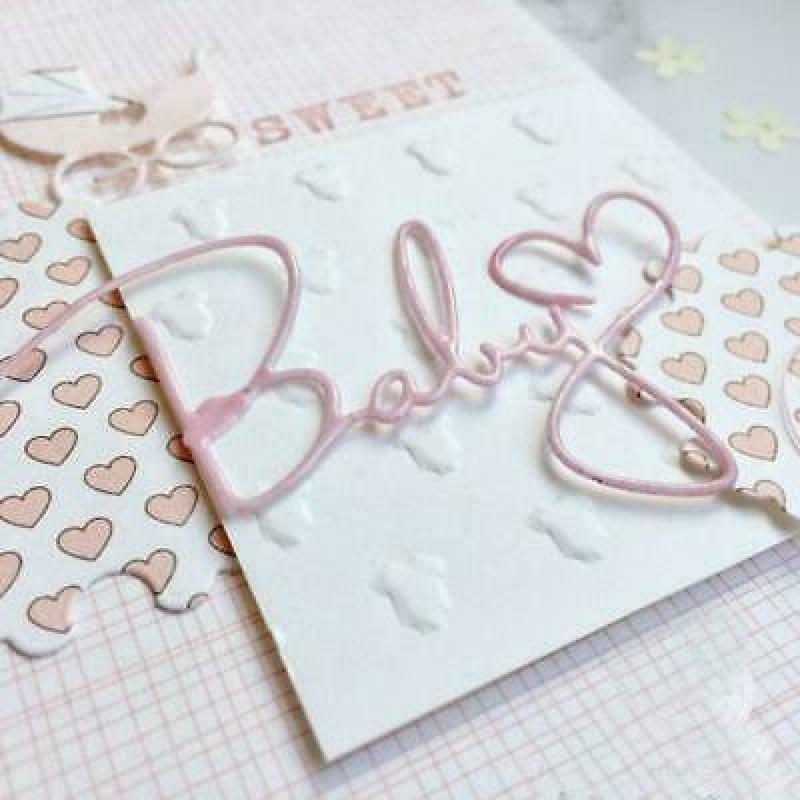 Baby Metal Cutting Dies Stencil Scrapbooking DIY Album Embossing Paper Card