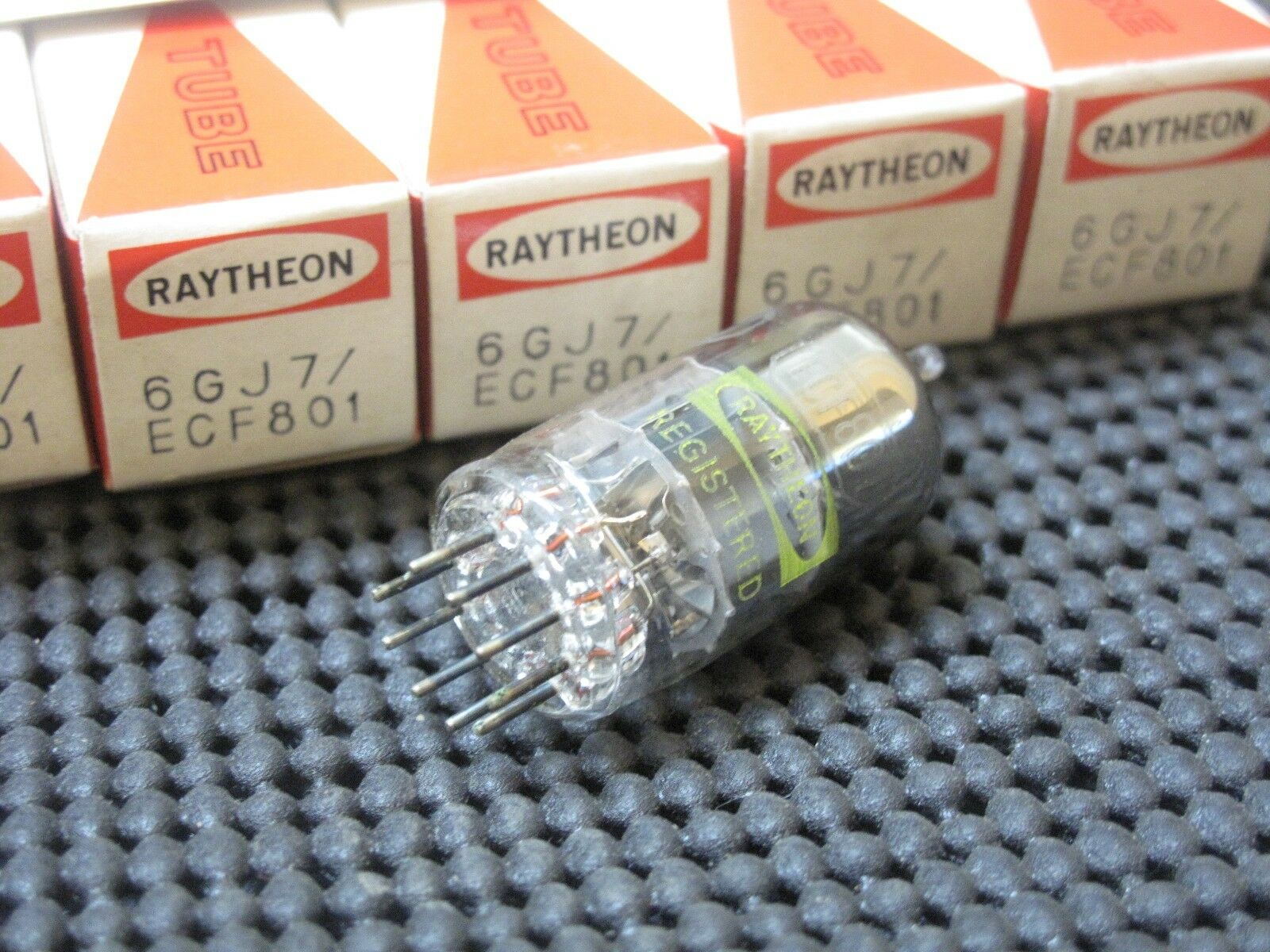 10PCS - RAYTHEON ECF801 / 6GJ7 Vacuum Tube -  NIB / NOS