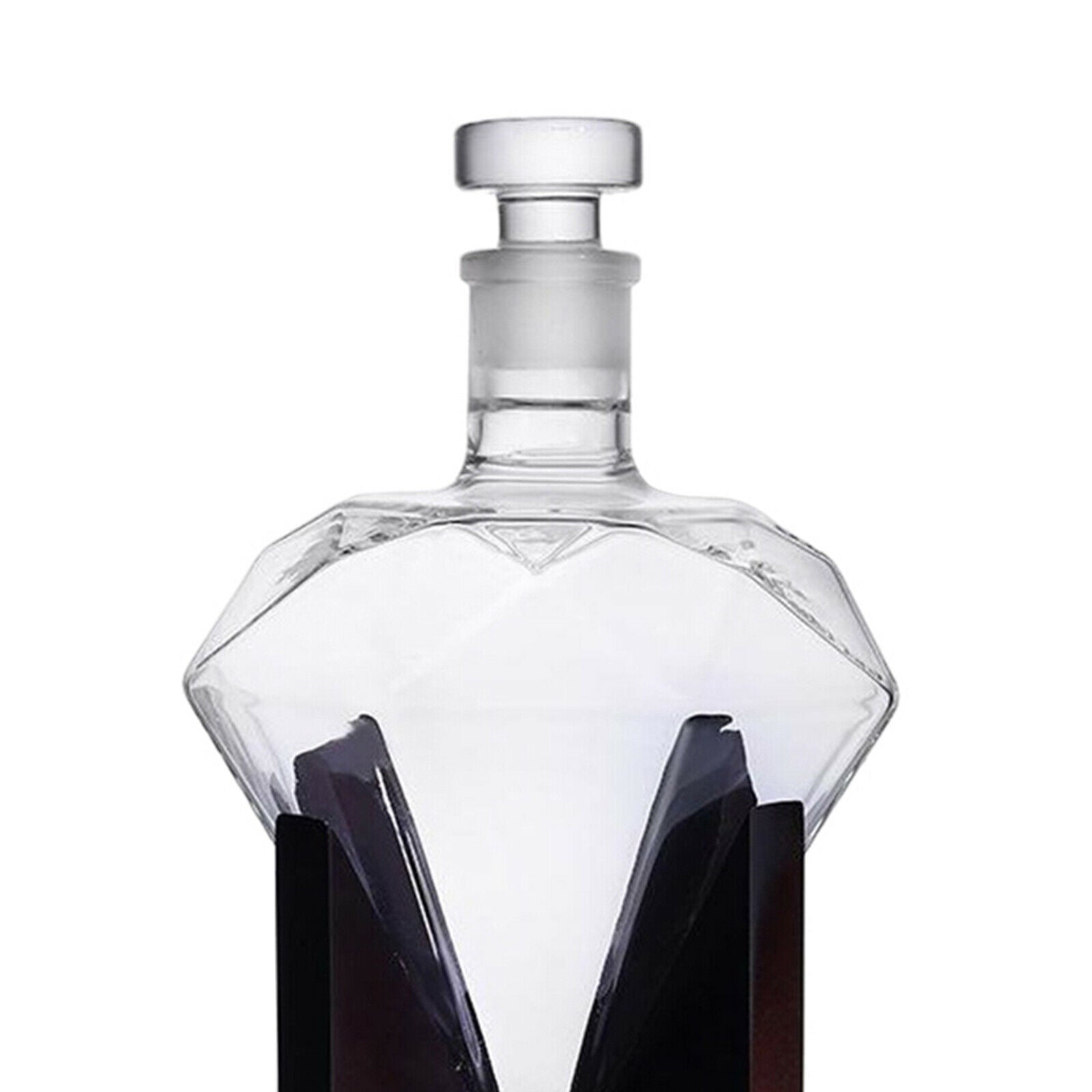 Wine Decanter Hand Blown  Free Crystal Wine Pourer Bottle (750ml) - Red Wine
