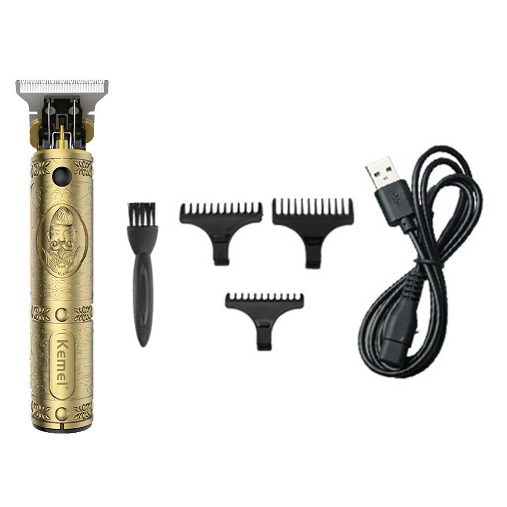 Pro Li Mens Electric Hair Trimmer Cordless T-Outliner Hair Grooming Clippers