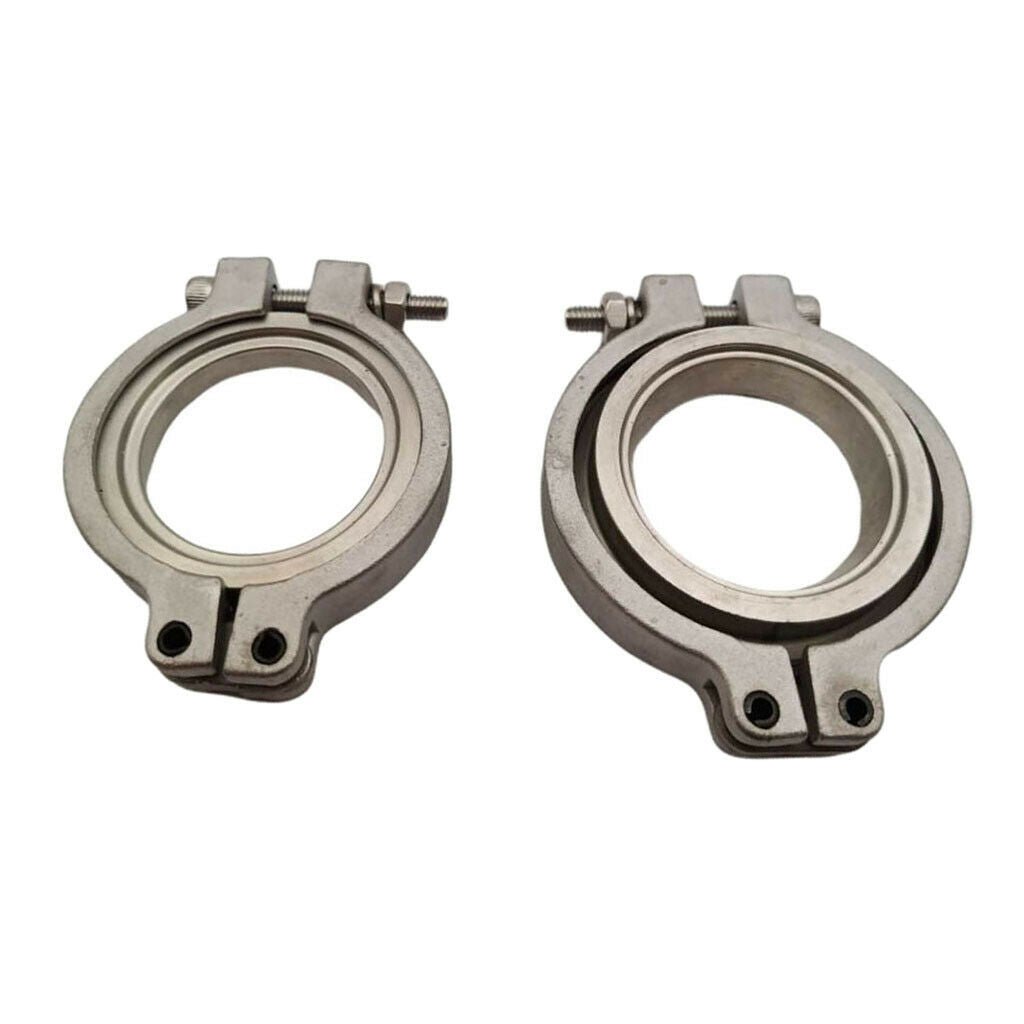 Set of 4 44mm V band Flang Clamp Set for MVR Wastegate Kit Set Flange Set