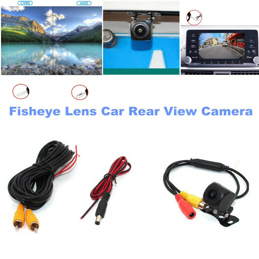 Fisheye Lens Car Rear View Camera Waterproof Shockproof Reversing Backup Camera