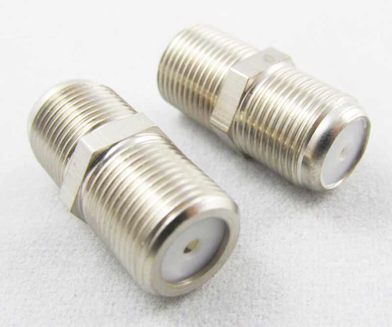 10 pcs F TYPE F Femlle Jack to F Female Jack Straight Adapter Connector