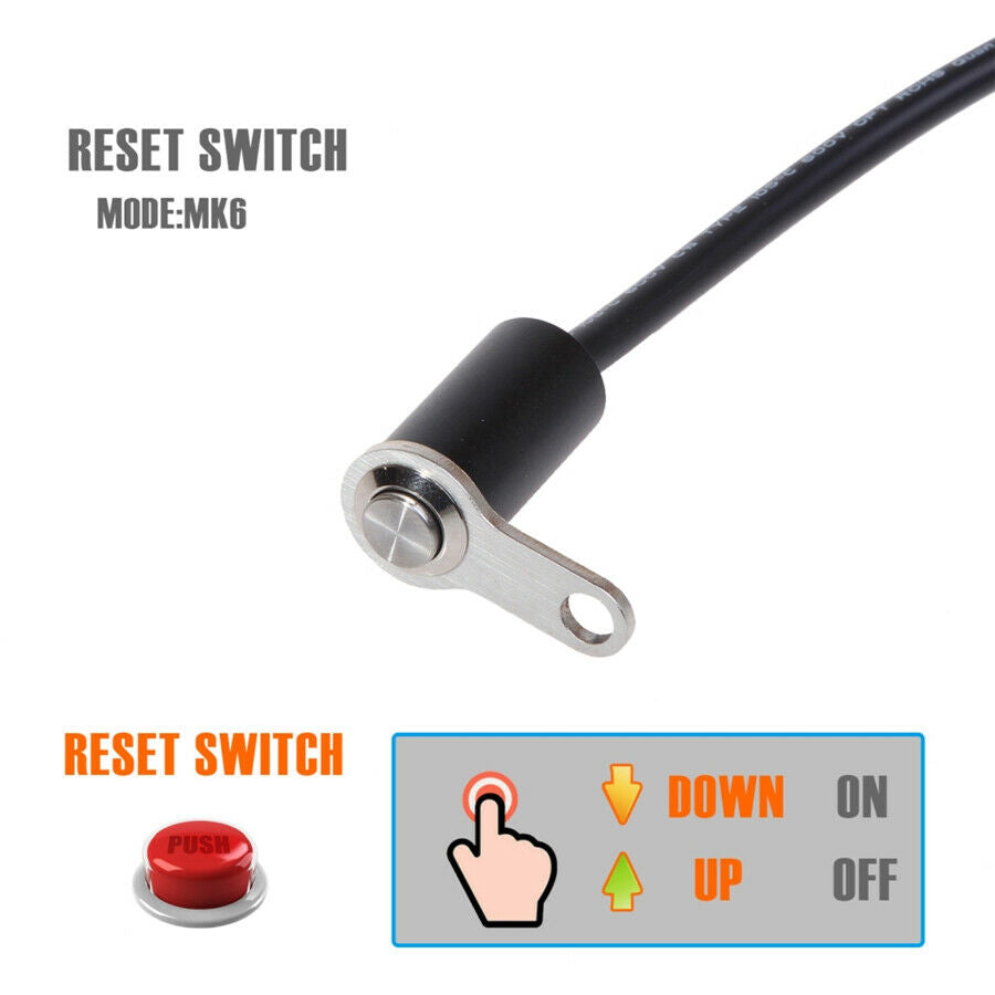 1 Pc Weatherproof One Button Self-return Reset AS Horn, Engine Power Kill Switch
