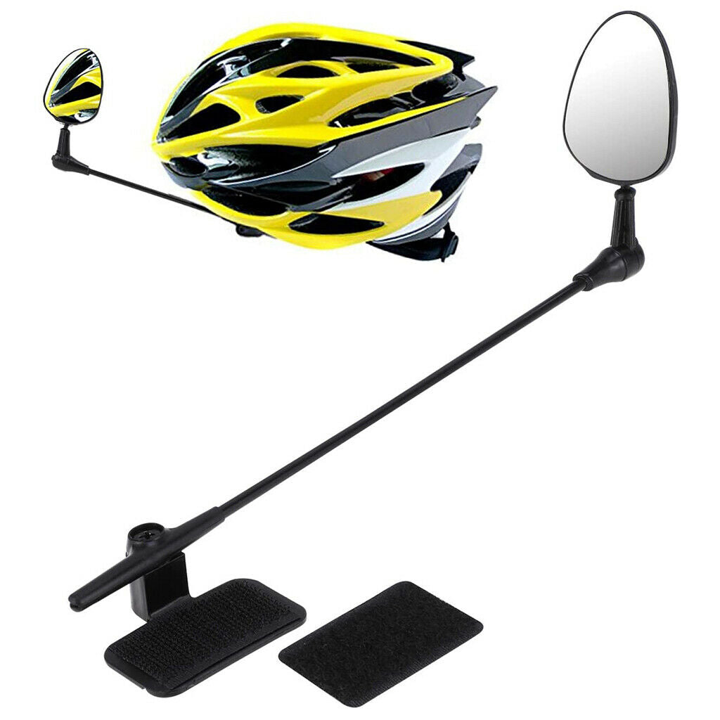 2x Bike Rear View Helmet Mirror Safety  Cycle Rearview Mirror