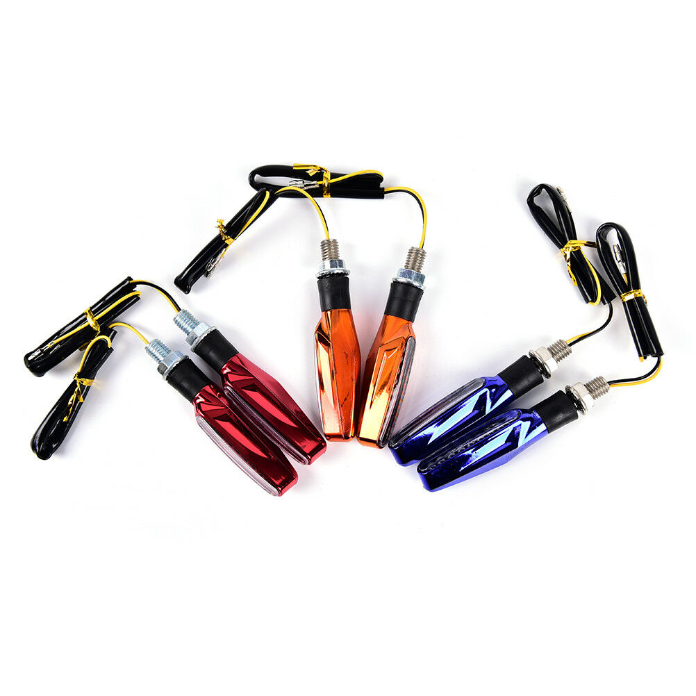 1x motorcycle turn signal light led indicator universal blinker flasher bl.l8