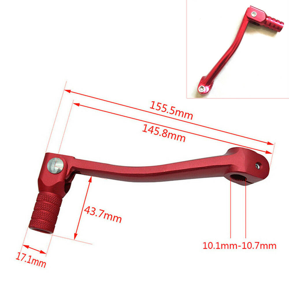 Red CNC 6061-T6 Aluminum Gear Shifter Shift Lever For Pit Dirt Bike Motorcycle