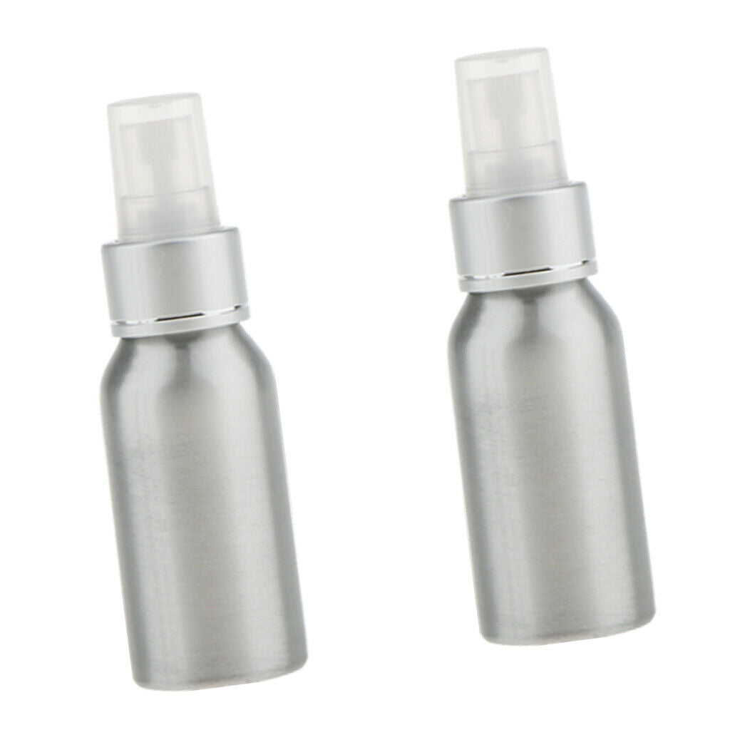 4 Empty Spray Bottle Travel Perfume Refillable Cosmetics Salon Solution 50/120ml