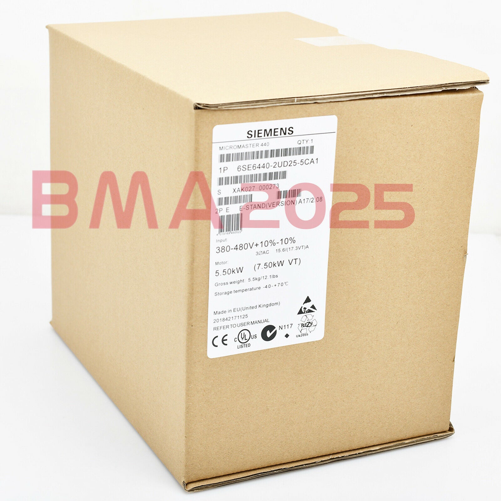 New Inverters 6SE6440-2UD25-5CA1 6SE6 440-2UD25-5CA1 1year warranty SM9T