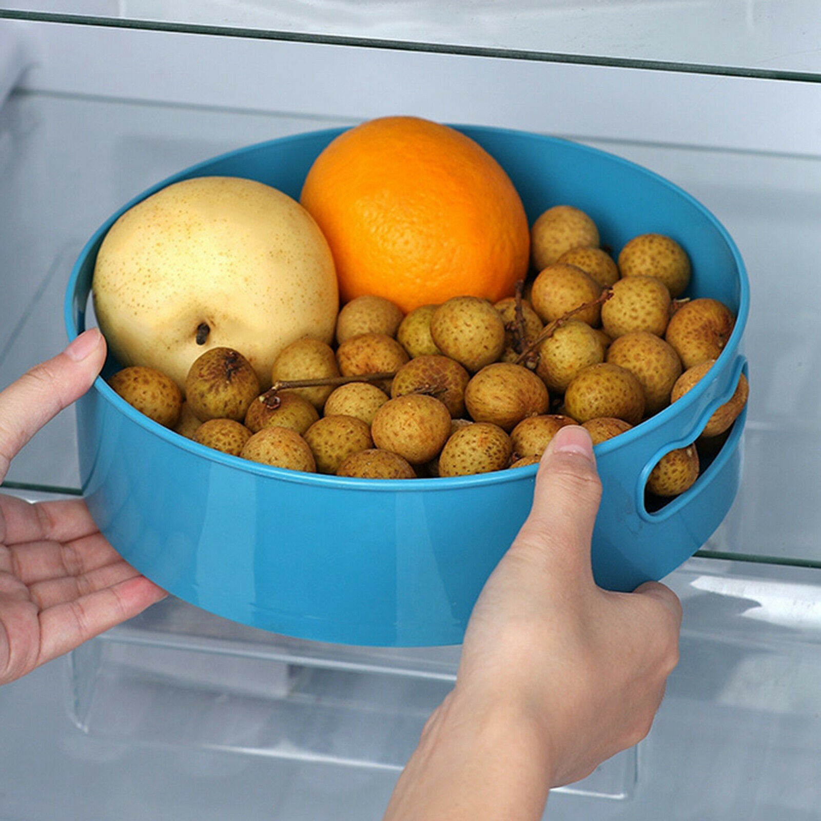 Rotating Condiment Jar Storage Tray Table Top Bathroom Cosmetic Holder Rack