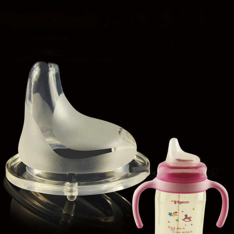 Baby Soft Safety Liquid Silicone Pacifier duckbill For Wide Mouth Milk Bo.l8