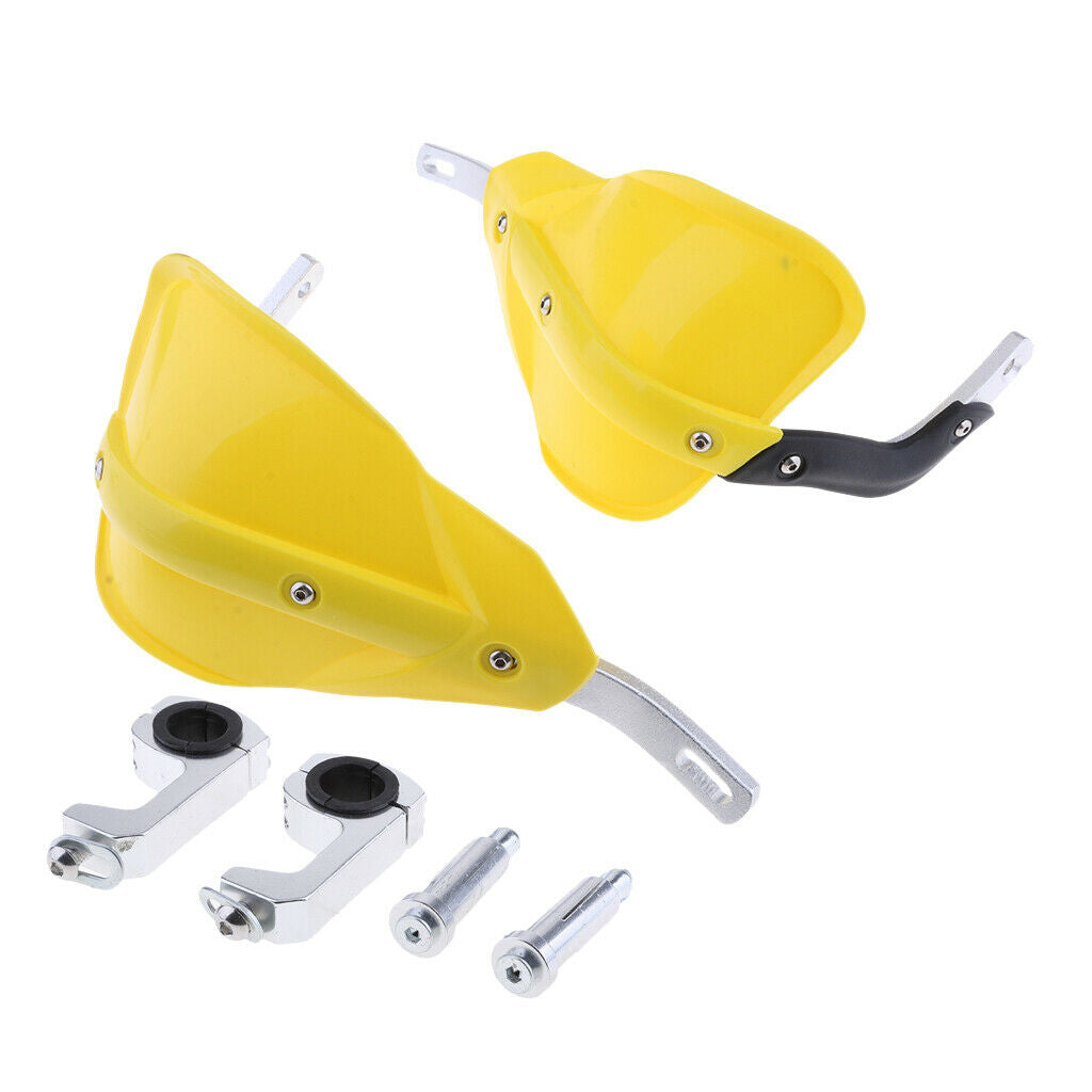 Hand Guards Brush Bar For  Dirt Bike Motorcycle Protection 7/8" Yellow