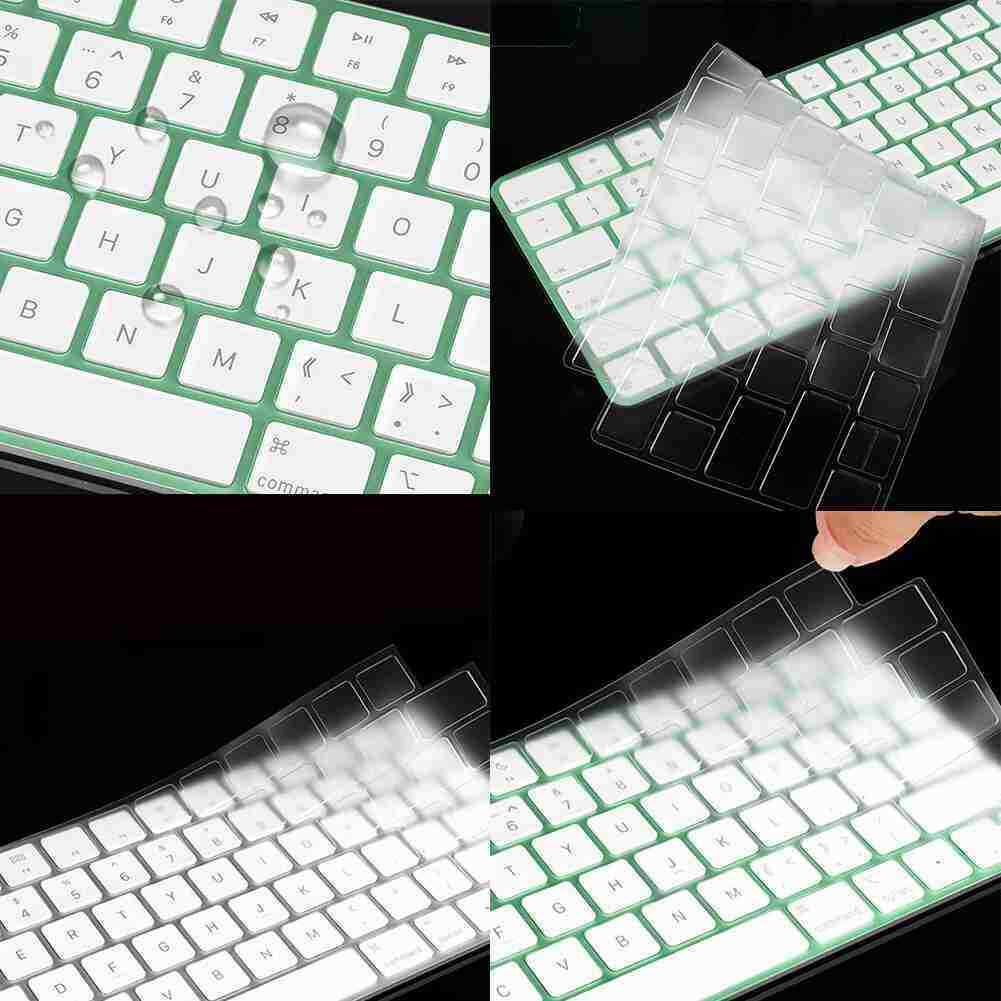 Transparent TPU Keyboard Cover Protector For iMac Magic New 24 Keyboard NEW