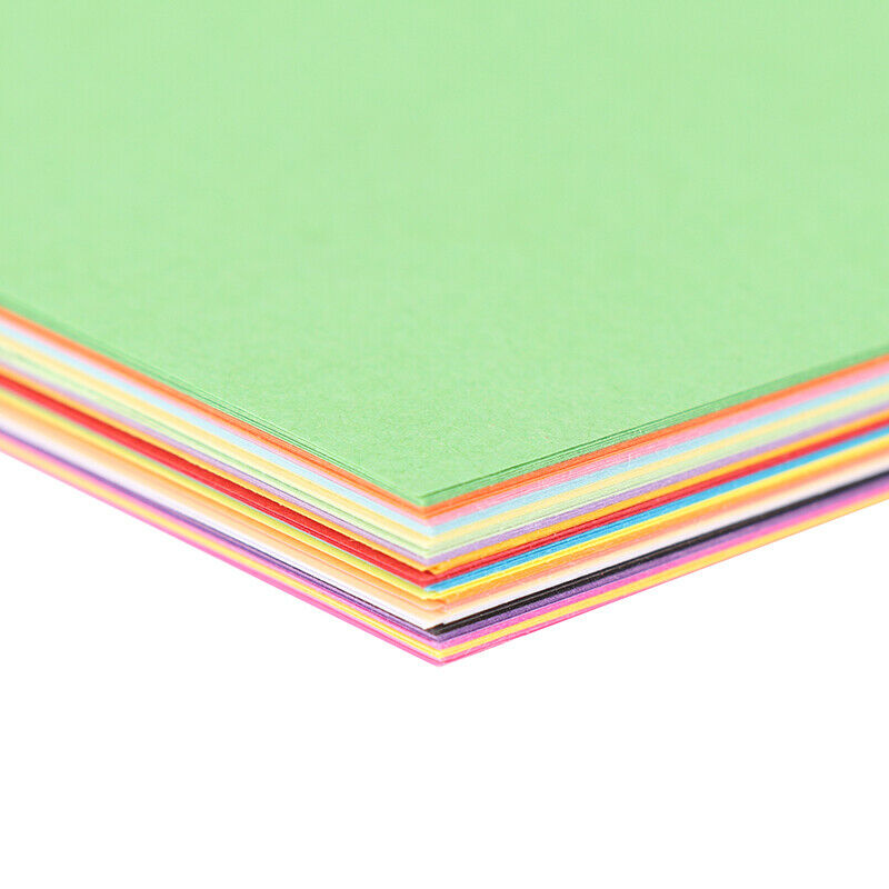 100x Handmade Origami Paper DIY 10Colors Folding Paper Double Sides Square P SJ