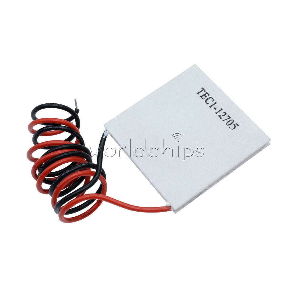 5pcs TEC1-12705 Heatsink Thermoelectric Cooler Cooling Peltier Plate Module top