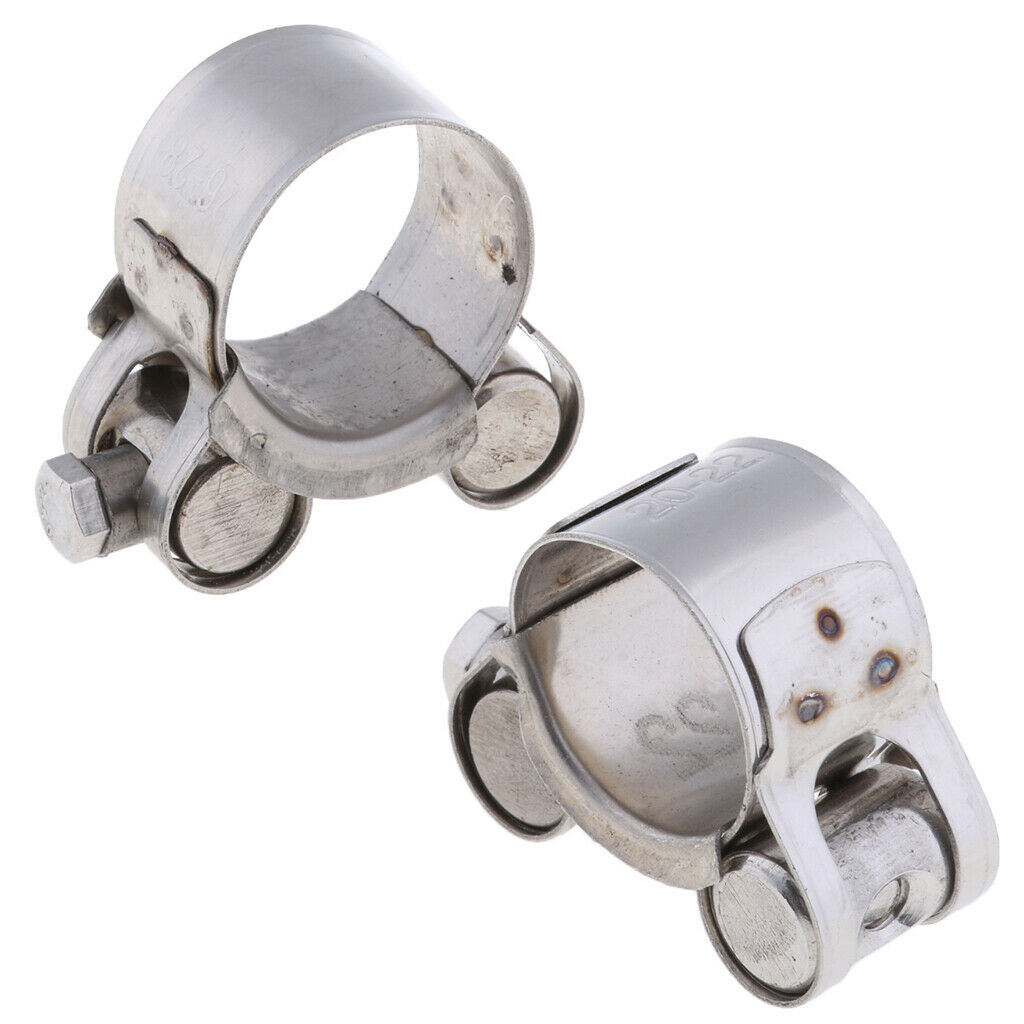 20-22mm & 26-28mm Motorcycle Exhaust Pipe Clamp Caliper - Stainless Steel