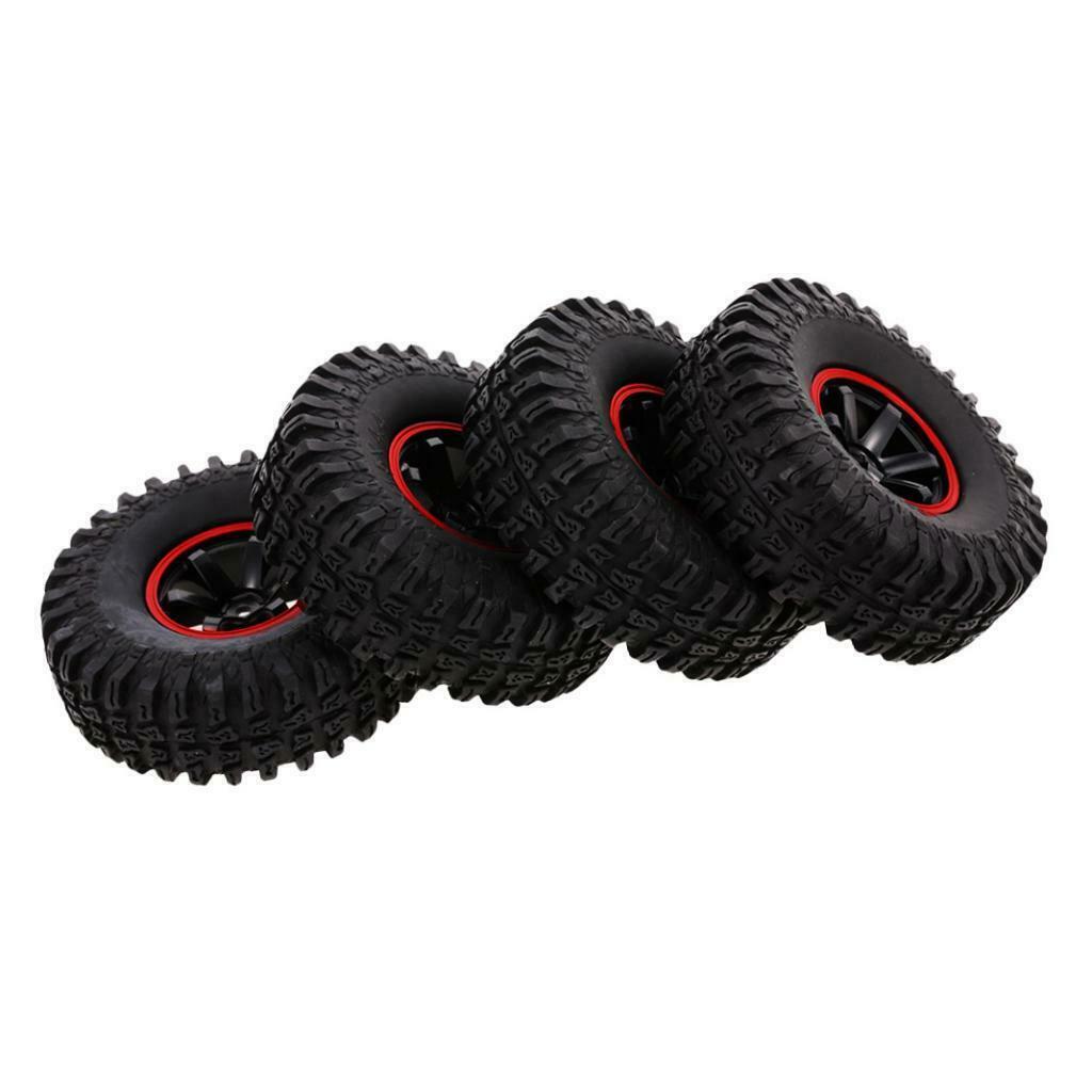 115mm Rubber Tire 1.9" Rim for 1/10   D90 TF2 RC Crawler Off-Road Buggy