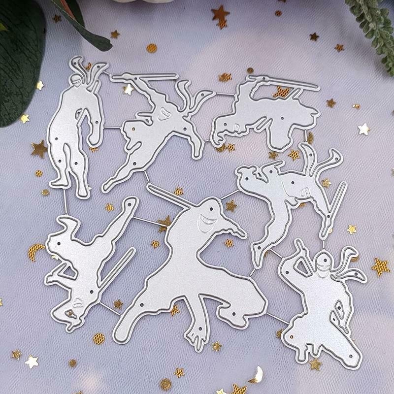 Warrior Metal Cutting Dies Stencil DIY Scrapbooking Album Paper Card Template