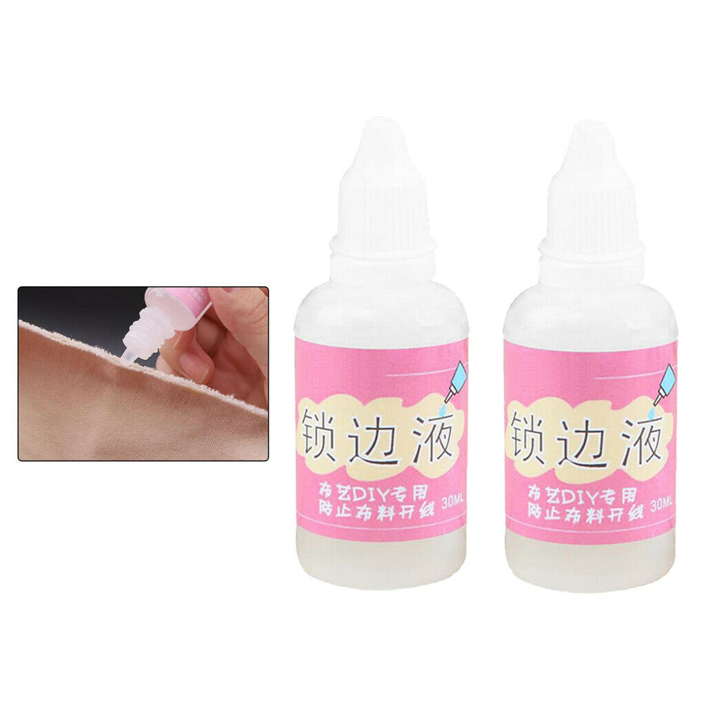 2pcs Fray Check Liquid Seam Sealant for Quilling DIY Scrapbooking Paper 30ml