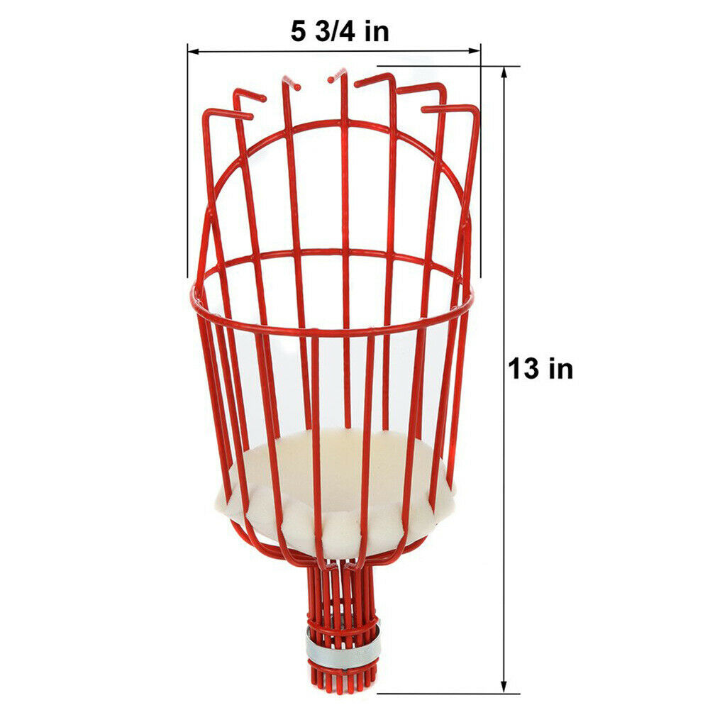 Metal Fruits Picking Tool Greenhouse Apples Peaches Orange Catcher Picker  @