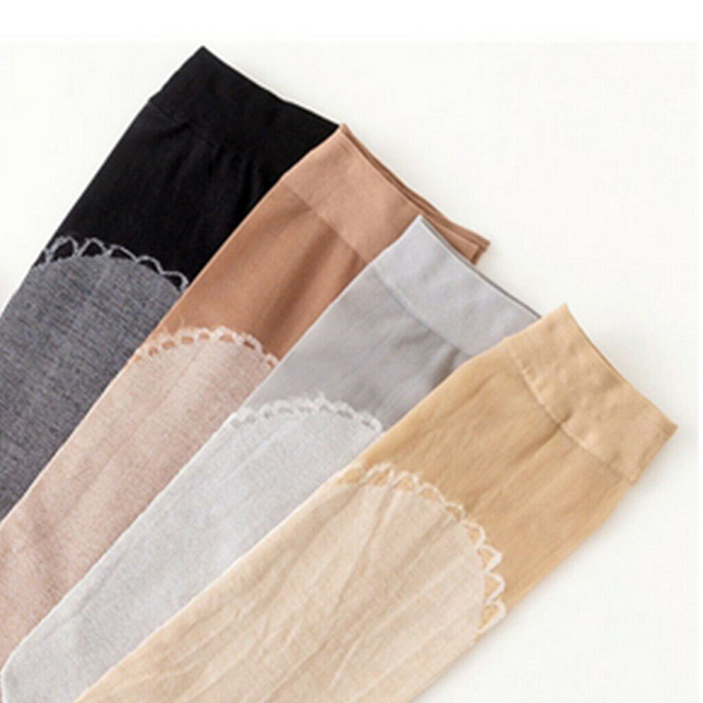 30 Pairs Chinlon Silk Summer Socks Thin Lace Wicking Slip-resistant Socks