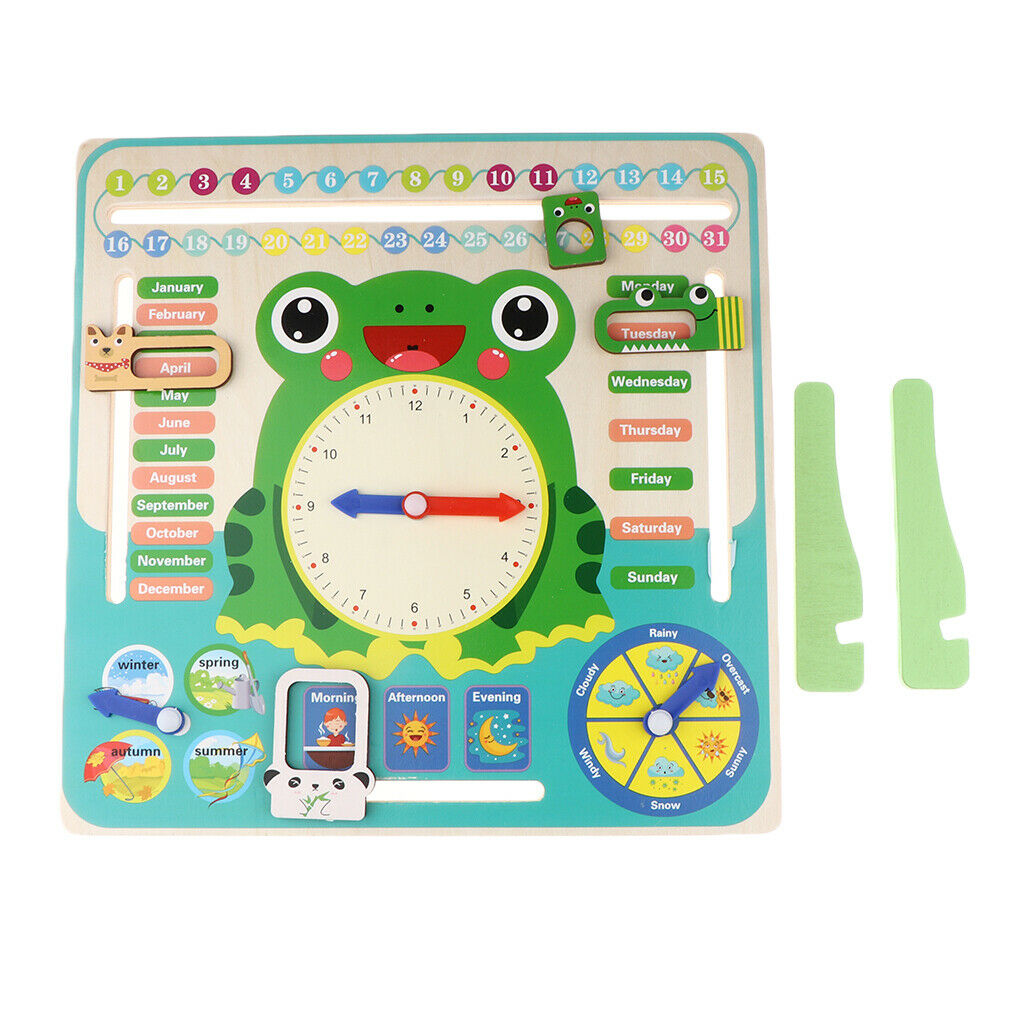 Kids All About Today Calendar Board - PreSchool Educational & Learning Wooden