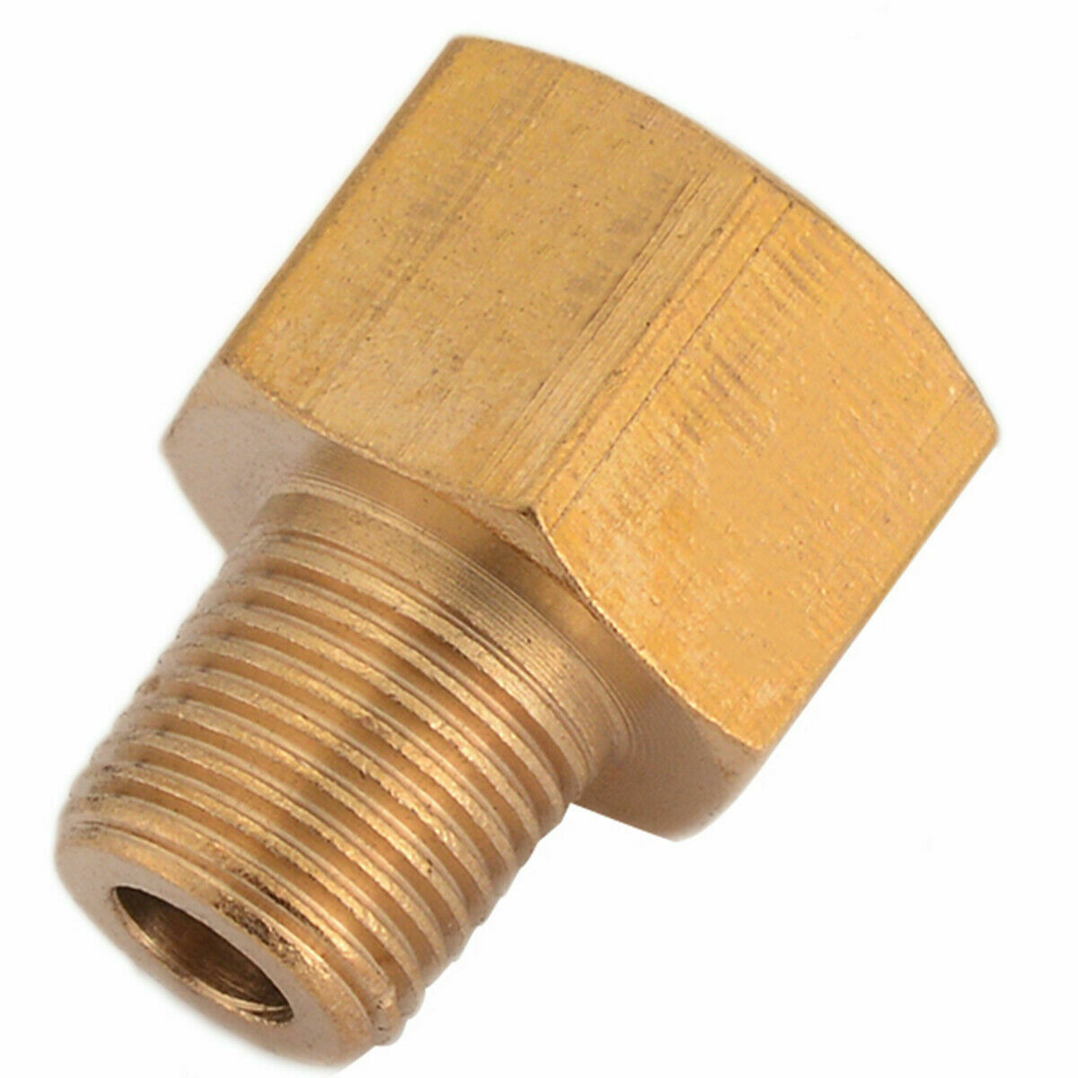 Reducer 1/4" to 1/8" Npt Female Pipe Adapter Coupler Brass Fitting Water Oil Gas