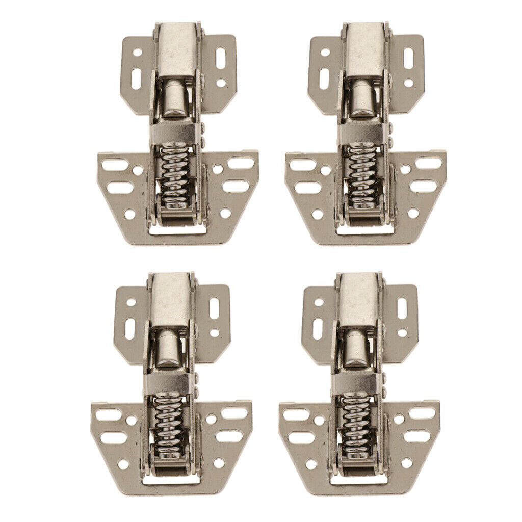 4 Pieces Stainless Steel RV Motorhome Marine Flush Gate Cabinet Door Hinge