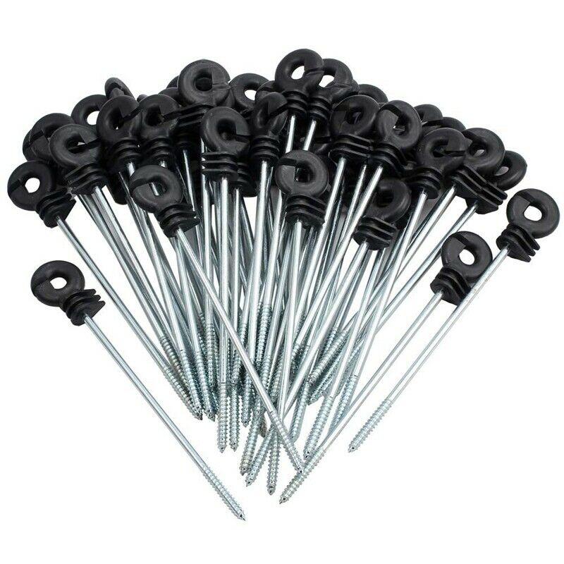 25 PCS Electric Fence Distance Insulators, Plastic  Insulators Long Distance SR2