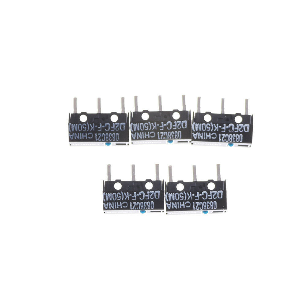 5pcs OMRON Mouse Micro Swtich D2FC-F-K (50m) Blue Dot Mouse Button BDAU
