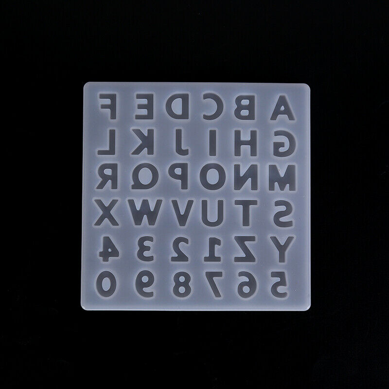 Alphabet Letter Number Decoration Craft Silicone Mold  DIY Jewelry Mak JYDFAU