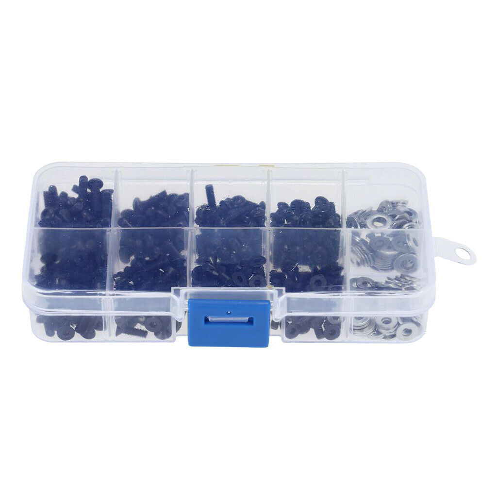 180 pcs/set Metal Screw Kit For 1/10 HSP  RC Car