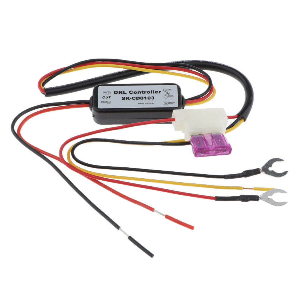 3x Car LED Daytime Running Light 5A Auto DRL Controller Fog Light Controller