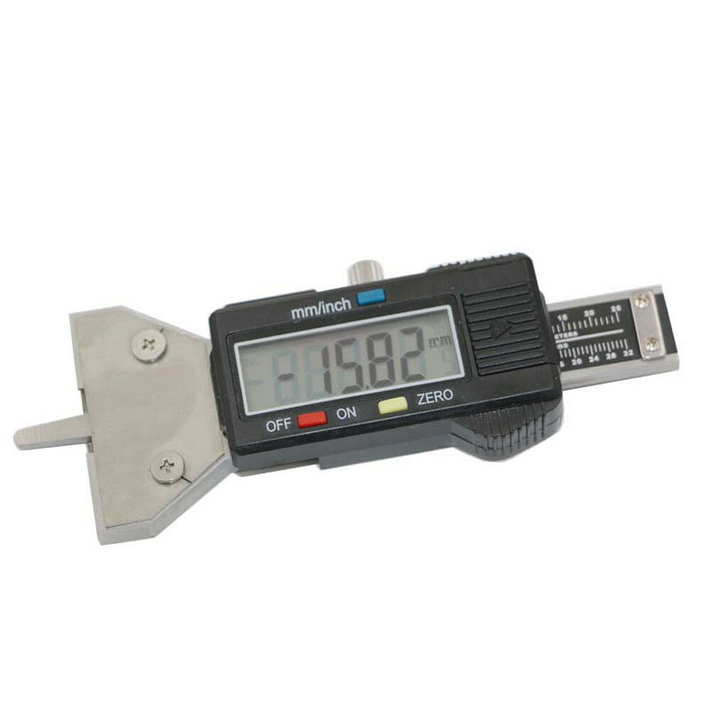 Digital LCD Car Tyre Tire Tread Depth Gauge Digital Meter 25mm Metric/in Tool