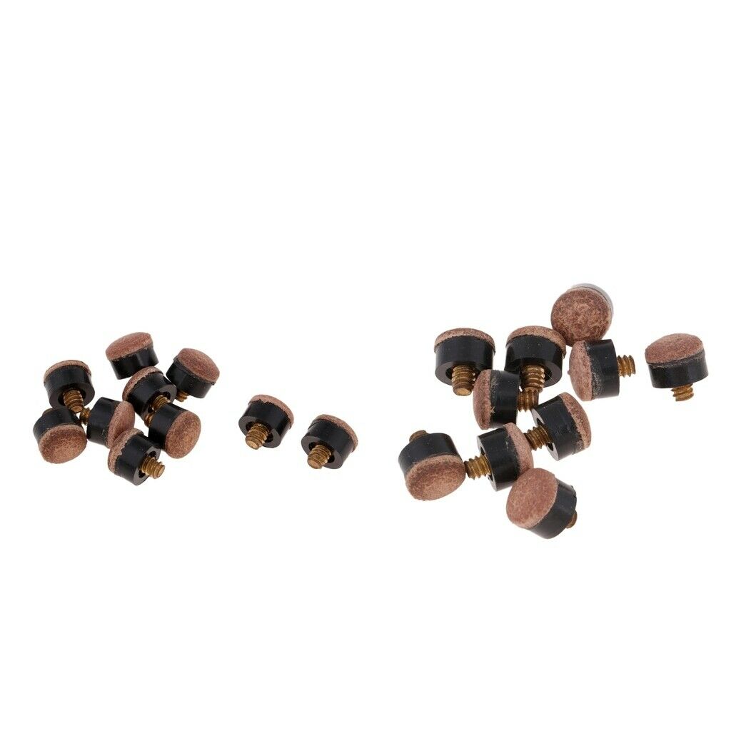 20pcs Cue Tips-Pool Cue Tip/Snooker Cue Tip/Screw-on Tip
