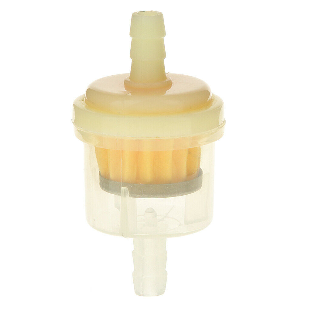 2x 6mm Universal Small Inline Petrol Fuel Filter for Bike Motorcycle ATV