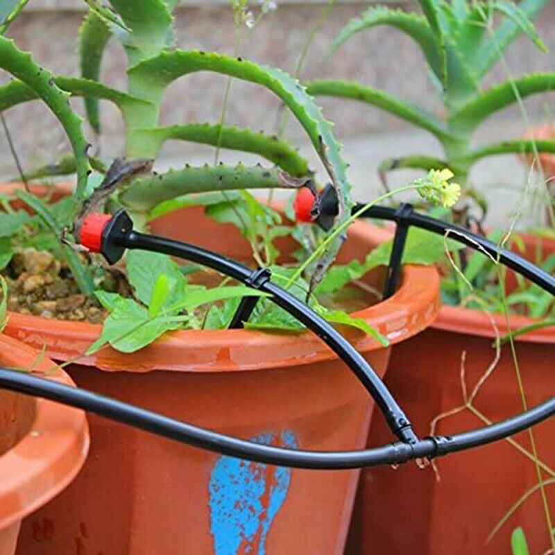 50X irrigation 4/7 mm Tee Connector 1/4 Inch Hose Garden Lawn Watering^Connector